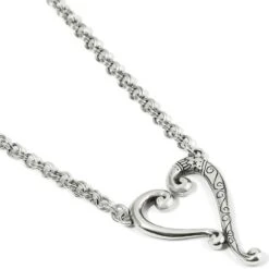 Adore Me Heart Necklace -Jewelry&Accessories Sales adore me heart necklace silver 2