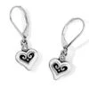 Alcazar Blanc Heart Leverback Earrings -Jewelry&Accessories Sales alcazar blanc heart leverback earrings silver white 0