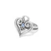 Alcazar Heart Glint Ring 2 Alcazar Heart Glint Ring -Jewelry&Accessories Sales alcazar heart glint ring silver light sapphire 0