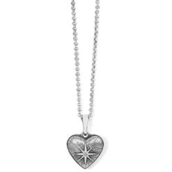 Amore Shades Sky Heart Necklace -Jewelry&Accessories Sales amore shades sky heart necklace silver blue 1