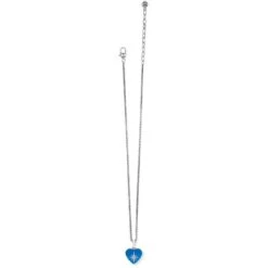 Amore Shades Sky Heart Necklace -Jewelry&Accessories Sales amore shades sky heart necklace silver blue 2