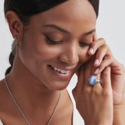 Blue Moon Ring 9 Blue Moon Ring -Jewelry&Accessories Sales blue moon ring silver blue 3