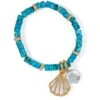 Calypso Shell Heishi Stretch Bracelet -Jewelry&Accessories Sales calypso shell heishi stretch bracelet gold turquoise 0 5dad7720 9d97 41a7 add1 afd38dc4a5c2