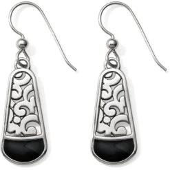 Catania French Wire Earrings -Jewelry&Accessories Sales catania french wire earrings silver black 0