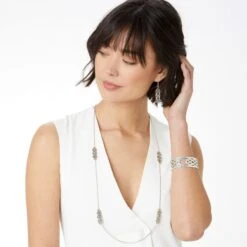 Christo Interlok Narrow Cuff Bracelet -Jewelry&Accessories Sales christo interlok narrow cuff bracelet silver 2 ad34a318 9dbd 412a 84a3 03dd55acc145