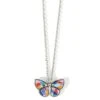 Colormix Butterfly Short Necklace -Jewelry&Accessories Sales colormix butterfly short necklace silver multi 0