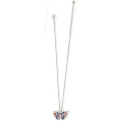 Colormix Butterfly Short Necklace -Jewelry&Accessories Sales colormix butterfly short necklace silver multi 2