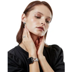 Contempo Linx Watch Band -Jewelry&Accessories Sales contempo linx watch band silver 4