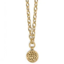 Contempo Medallion Charm Necklace -Jewelry&Accessories Sales contempo medallion charm necklace gold 0