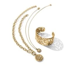 Contempo Medallion Petite Necklace -Jewelry&Accessories Sales contempo medallion petite necklace gold 3