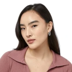 Contempo Small Hoop Earrings -Jewelry&Accessories Sales contempo small hoop earrings silver 3