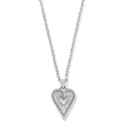 Dazzling Love Petite Necklace -Jewelry&Accessories Sales dazzling love petite necklace silver blue 1