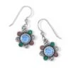 Elora Gems Flower French Wire Earrings -Jewelry&Accessories Sales elora gems flower french wire earrings silver multi 0