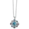 Elora Gems Large Palette Pendant -Jewelry&Accessories Sales elora gems large palette pendant silver multi 0