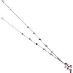 Elora Gems Y Necklace -Jewelry&Accessories Sales elora gems y necklace silver blush 2