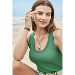 Emblem Shine Necklace -Jewelry&Accessories Sales emblem shine necklace silver 4