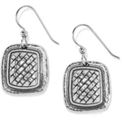Ferrara Artisan Square French Wire Earrings
