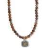 Ferrara Virtue Bead Oak Tree Necklace -Jewelry&Accessories Sales ferrara virtue bead oak tree necklace silver brown 0
