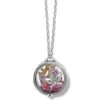 Flower Duet Shaker Necklace -Jewelry&Accessories Sales flower duet shaker necklace silver gold 0