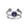 Halo Duo Ring -Jewelry&Accessories Sales halo duo ring silver tanzanite 0 1b7088f4 d713 45ac 8106 9f51c8c3e18c