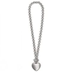 Inner Circle Heart Toggle Necklace 18 Inner Circle Heart Toggle Necklace -Jewelry&Accessories Sales inner circle heart toggle necklace silver 1