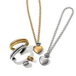 Inner Circle Heart Toggle Necklace 20 Inner Circle Heart Toggle Necklace -Jewelry&Accessories Sales inner circle heart toggle necklace silver 3