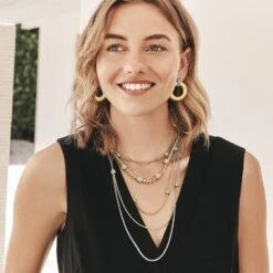 Meridian Geo Post Drop Earrings 10 Meridian Geo Post Drop Earrings -Jewelry&Accessories Sales meridian geo post drop earrings gold 3