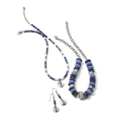 Mingle Shores Petite Beaded Necklace 8 Mingle Shores Petite Beaded Necklace -Jewelry&Accessories Sales mingle shores petite beaded necklace silver blue 2