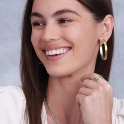 Monete Wide Ring -Jewelry&Accessories Sales monete wide ring silver gold 3