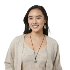 Mosaic Paseo Teardrop Necklace -Jewelry&Accessories Sales mosaic paseo teardrop necklace silver 4