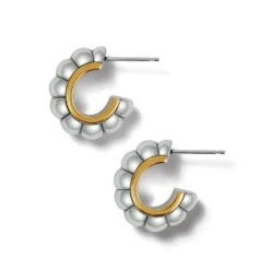 Mystic Moon Scallop Hoop Earrings -Jewelry&Accessories Sales mystic moon scallop hoop earrings silver gold 1
