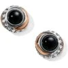 Neptune's Rings Black Agate Button Earrings -Jewelry&Accessories Sales neptune s rings black agate button earrings black 0 b5e0f4e1 5339 437b 9f35 ea6521310dcb