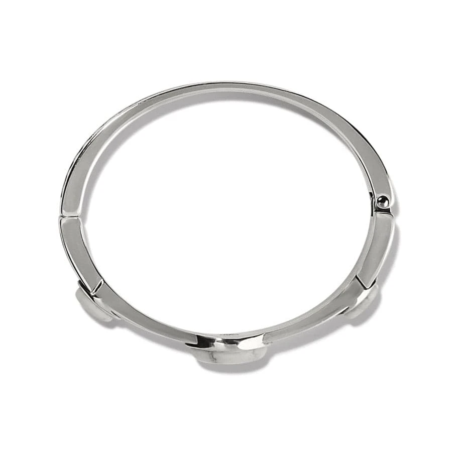 Pebble Dot Dream Howlite Hinged Bangle 4 Pebble Dot Dream Howlite Hinged Bangle - Image 2