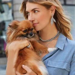 Pebble Leaf Trio Post Drop Earrings 7 Pebble Leaf Trio Post Drop Earrings -Jewelry&Accessories Sales pebble leaf trio post drop earrings silver 2