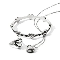 Pretty Tough Bold Heart Petite Necklace 10 Pretty Tough Bold Heart Petite Necklace -Jewelry&Accessories Sales pretty tough bold heart petite necklace silver 3