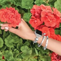 Pretty Tough Bold Watch Band -Jewelry&Accessories Sales pretty tough bold watch band silver 3