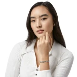 Pretty Tough Chain Bracelet -Jewelry&Accessories Sales pretty tough chain bracelet silver black 2