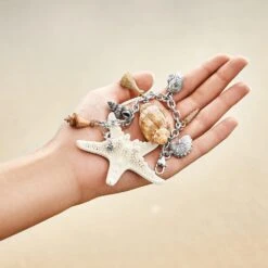 Shells Around The World Shell Charm Bracelet -Jewelry&Accessories Sales shells around the world shell charm bracelet silver gold 3