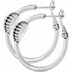 Shimmer Heart Small Hoop Earrings -Jewelry&Accessories Sales shimmer heart small hoop earrings silver 2 a0e7b7dd 92b9 4229 b27b a9dec20f3b14