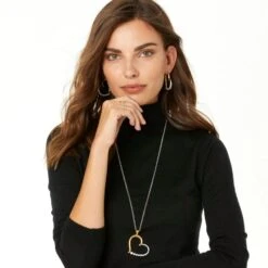 Sparkle Heart Convertible Necklace -Jewelry&Accessories Sales sparkle heart convertible necklace silver gold 4 34d17c5c de2a 43c5 b7f0 7a1cdef5094f