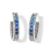 Spectrum Hoop Earrings -Jewelry&Accessories Sales spectrum hoop earrings silver light blue 0