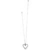 Spectrum Open Heart Necklace 1 Spectrum Open Heart Necklace -Jewelry&Accessories Sales spectrum open heart necklace silver blue 1