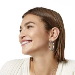 Tapestry Royal Hoop Earrings -Jewelry&Accessories Sales tapestry royal hoop earrings gold tanzanite 2