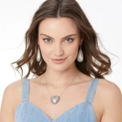 Telluride Heart Necklace -Jewelry&Accessories Sales telluride heart necklace silver 3