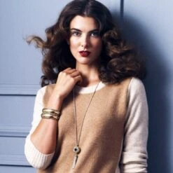 Tres Twist Long Necklace -Jewelry&Accessories Sales tres twist long necklace silver gold 3 a3e90e90 9850 4cd0 bc2b b5c35026d950