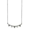Twinkle Granulation Bar Necklace -Jewelry&Accessories Sales twinkle granulation bar necklace silver 0