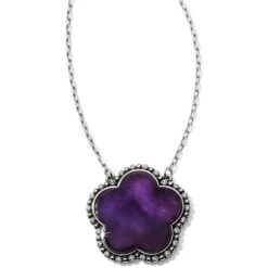 Twinkle La Flor Necklace -Jewelry&Accessories Sales twinkle la flor necklace silver purple 0