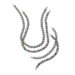 Twinkle Link Necklace -Jewelry&Accessories Sales twinkle link necklace silver multi 3