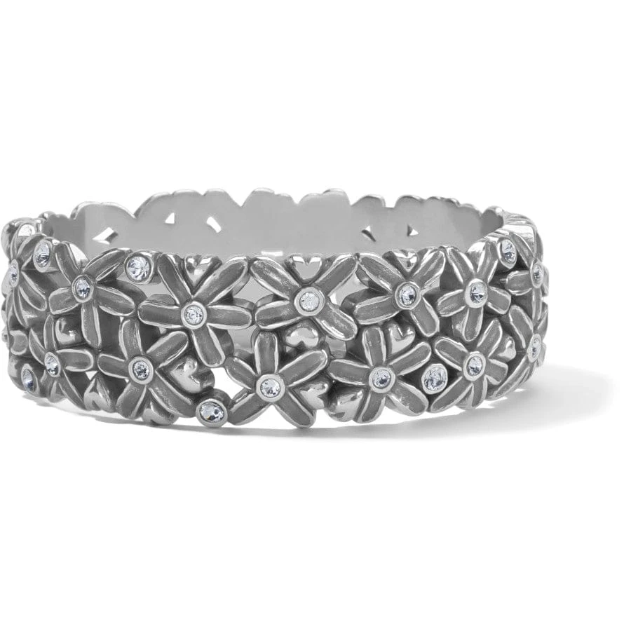 Wild Flowers Hinged Bangle 3 Wild Flowers Hinged Bangle