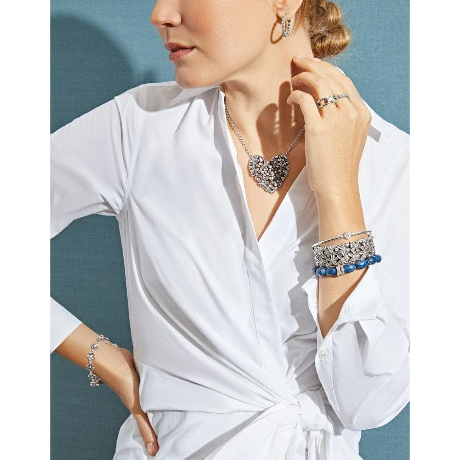 Wild Flowers Hinged Bangle 4 Wild Flowers Hinged Bangle - Image 2